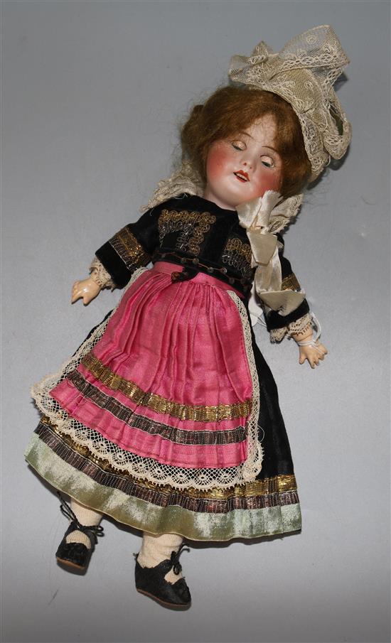 An SF BJ bisque head doll